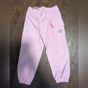 Hatley Pink Kids Rain Pants